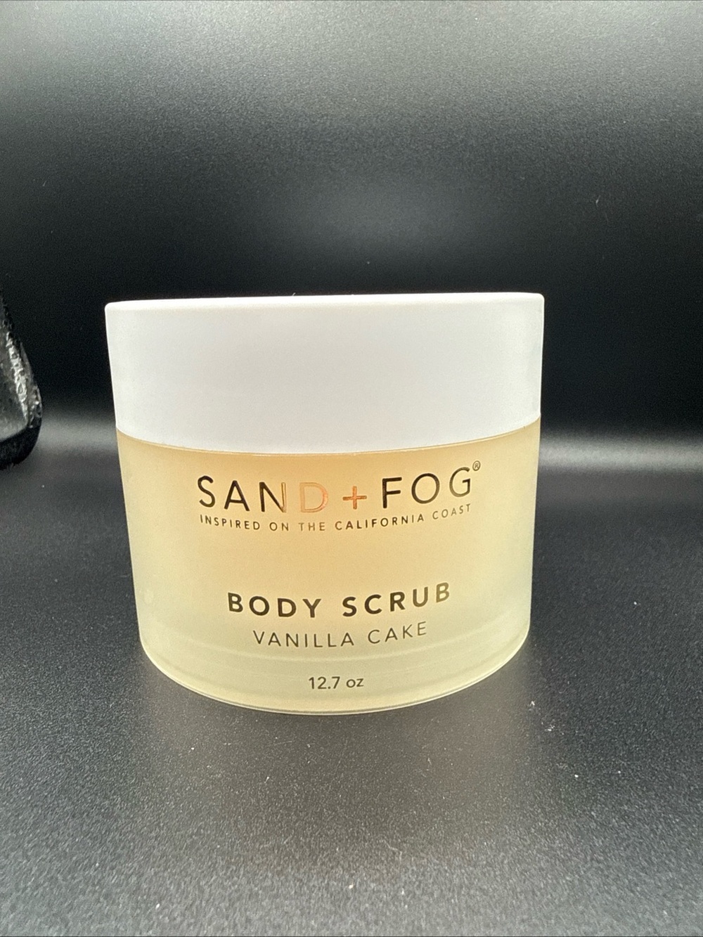 Vanilla Cake Body Scrub - White